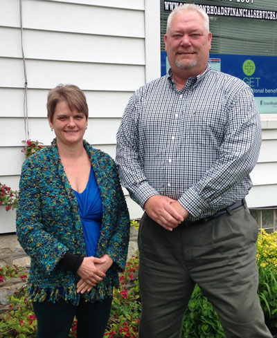 Tammy Garrison and Troy Rhoads, Brookville, Ohio, financial services, insurance agent